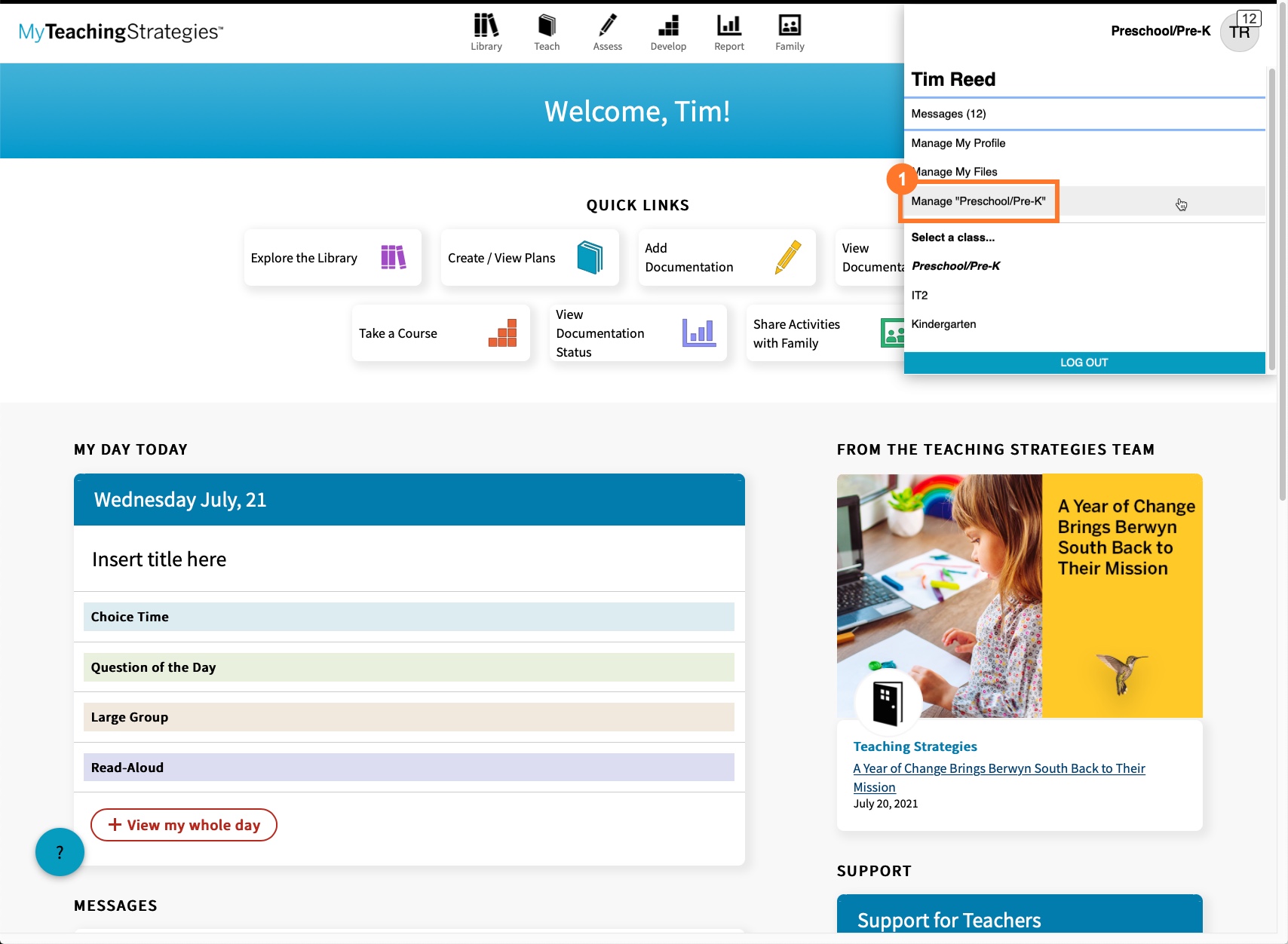 Adding Children in MyTeachingStrategies - Teachers